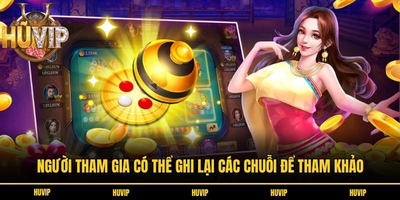 Người tham gia có thể ghi lại các chuỗi để tham khảo